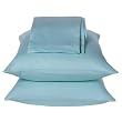 Home F SHEET SET JERSEY AQUA