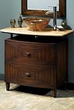 Kyoto Single Sink Cabinet With Solid Cream Granite