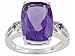 5.77CTW AMETHYST STERLING SILVER RING