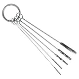 3.5 Nylon Precision Cleaning Tube Brush Set for Airbrush, Tattoo and Spray Gun by TCP Global