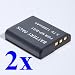 2 Pack NP-BG1,NP-FG1 Replacement Battery for Sony Cyber-shot DSC-H, DSC-N, DSC-T, DSC-W Series--ATC®