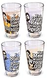 Hangover/Pint Glass Set 4-Pack