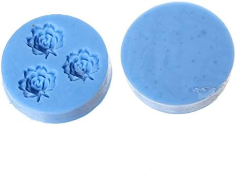 Clay Mold Mini Flower Silicone Mold Various Cookie Fondant Cake Sugarcraft DIY Craft Mold Decorating 1pcs (4.5cm x 4.5cm)