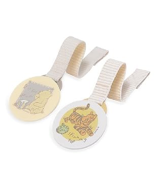 Winnie the Pooh soother holders - 2pk
