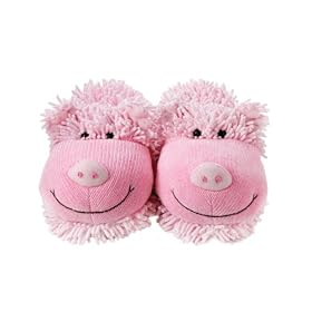Aroma Home Fuzzy Friends Slippers - Pig