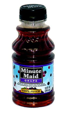 Minute Maid Grape Juice, 24 - 10 fl oz Bottles, 240 fl oz by 