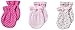 Spasilk Baby-Girls Newborn 3 Pack 100% Cotton Scratch Mittens