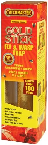 Mini Gold Stick Fly &amp; Wasp Catcher 10.5"