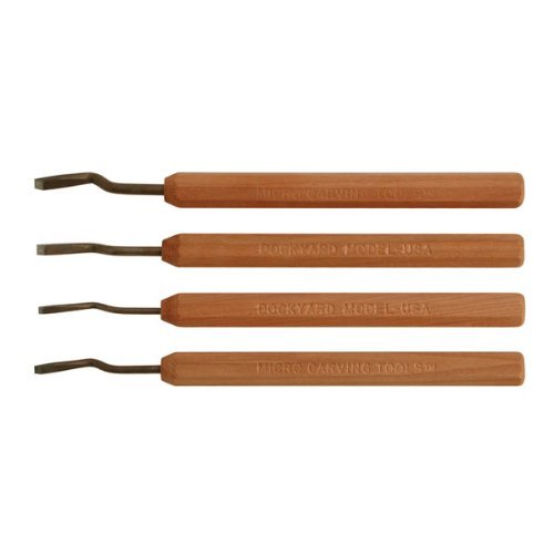 Micro Dogleg Chisel Set of 4 Good Choice! oitroioi
