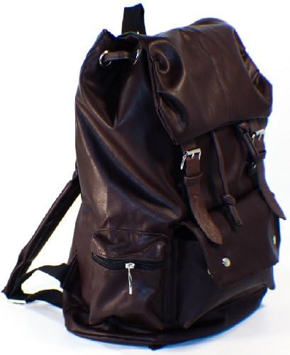 AM Landen Soft PU Backpack School Bag Travel Bag Upgraded Version Ship From US