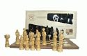 Battle of Trafalgar Chess Men in box with Folding Board