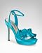 bebe Katrina Satin Ruffle Sandal