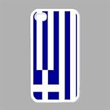 Greece Flag White Iphone 4 - Iphone 4s Case
