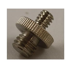 JJC Male to Male 1/4 to 1/4 Tripod Steel Adapter For Tripod 1/4 - 1/4 inch