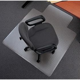 5 Star Chair Mat Hard Floor Protection PVC W900xD1200mm Clear/Transparent