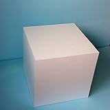 【ノーブランド品】発泡スチロールかたまり　４個　３００mm×３００mm×３００mm　中硬さ