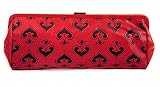 Lux De Ville DATE CLUTCH Red Vinyl with Black Spades Rockabilly Punk Retro