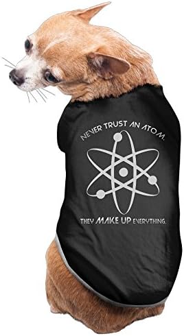 Never Trust Atom Make Up Everything Printed Dog Coats Vest