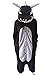 Lifeye Men Women Black Dragon Pajamas Animal Cosplay Costume With Horns Black
