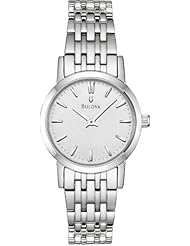 Bulova Womens 96L131 Silver White Dial Bracelet Watch