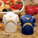 San Diego Chargers NFL Gameday Jersey Salt And Pepper Shakers