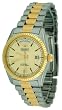 Orient #2EV03000G Men's Classic Day/Date 2 Tone Self Winding Automatic Watch