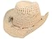 Ladies Straw COWBOY SUMMER Open Weave S30 57cm Natural