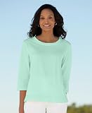 Three-quarter-sleeved Tee / Three-quarter-sleeved Merrow-trim Tee