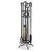 Napa Forge Arts and Crafts Fireplace Tool Set, Black