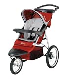 InStep Safari Swivel Jogging Stroller (Red/Black)