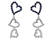 2.38 cttw 14K White Gold Plated 925 Sterling title=