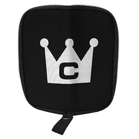 Logitech V320 Cordless Optical Mouse CaseCrown Convertible Zip-Up Storage Mouse Pad (Mouse not included) - Black
