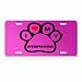 Affenpinscher Dog Dogs Pink Novelty Animal Metal License Plate Wall Sign Tag