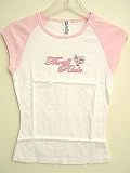 Thrill Ride French Kitty Tattoo Baby Doll Top White with Pink - Matching Pants and Hoodies in our Storefront on Separate Listings.