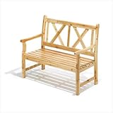 Pine Wood Outdoor Bench - Style 36699