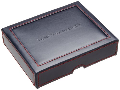 Tommy Hilfiger Mens Passcase, Black, One Size