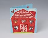 Barnyard Shout Out Kids Valentines Card