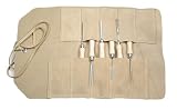 Two Cherries 6 Pc Micro Carving Set in Leather Roll