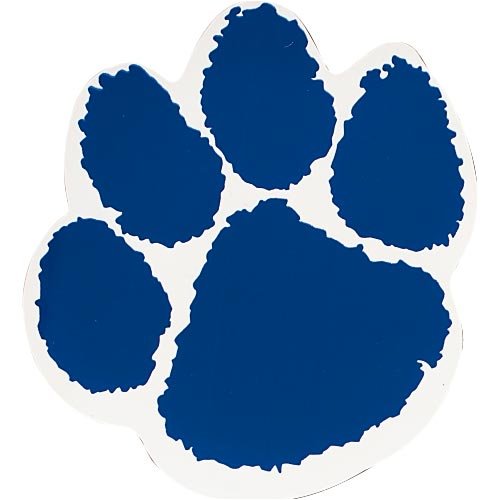 Paw Print Magnets Blue