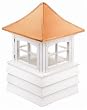 41" Handcrafted "Guilford" Copper and Vinyl Roof Cupola