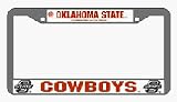 Oklahoma State Cowboys Chrome License Plate Frame - Set of 2