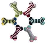 Doggles DOTYCRBO-ST Crochet Striped Bone 6 pk