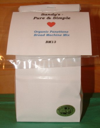Organic Panettone Bread Machine Mix by Sandy's - Pure & Simple
