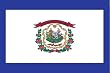 Valley Forge Nylon West Virginia State Flag, measures 3-Foot x 5-Foot