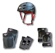 Kryptonics Men's Kore Series 4-in-One Multi-Sport Helmet and Pads Combo