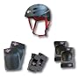 Kryptonics Men's Kore Series 4-in-One Multi-Sport Helmet and Pads Combo