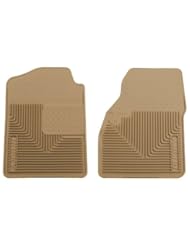 Husky Liners Custom Fit Heavy Duty Rubber Front Floor Mat - Pack of 2 (Tan)