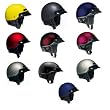 Vega Motorcycle Traditional Half Helmet. DOT Certified. Vibrant Colors. 7000