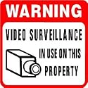 WARNING: VIDEO SURVEILLANCE property sign