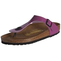 Birkenstock GIZEH BF 743861, Unisex - Erwachsene Sandalen/Zehentrenner, violett, (FEIGE LACK), EU 37, normales Fussbett